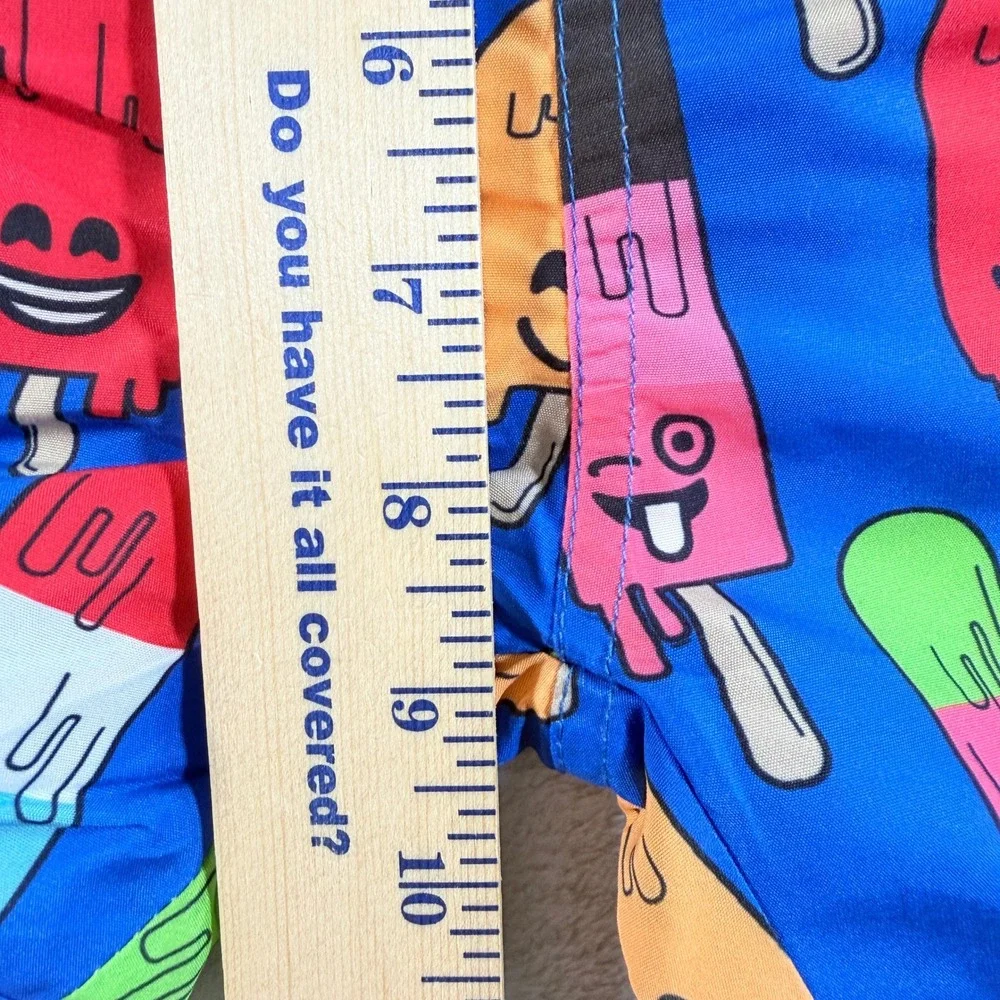 Andy & Evan Toddler Boys Blue Popsicle‎ Swim Set Rash Guard Trunks 4T NWT